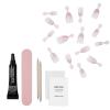 imageDashing Diva GelXtend Design ampamp Removal Kit  Nail Tips ampamp Magic Off Remover  Acrylic Nails with LED Glue  Lasts Up to 14 Days  Press On Remover with Niacinamide and Castor Oil  Graceful GirlWatercolor Sky