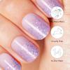 imageDashing Diva Glaze Nail Strip Duo  Glazed Collection  Strawberry Glaze ampamp Sangria Glaze  Long Lasting Chip Resistant SemiCured Gel Nail Strips  Contains 2 ColorsFor The Lilac Lover