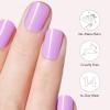 imageDashing Diva Glaze Nail Strip Duo  Glazed Collection  Strawberry Glaze ampamp Sangria Glaze  Long Lasting Chip Resistant SemiCured Gel Nail Strips  Contains 2 ColorsUnicorn