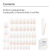 imageDashing Diva Glaze Nail Strip Duo  Glazed Collection  Strawberry Glaze ampamp Sangria Glaze  Long Lasting Chip Resistant SemiCured Gel Nail Strips  Contains 2 ColorsCloud Nine