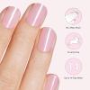 imageDashing Diva Glaze Nail Strip Duo  Glazed Collection  Strawberry Glaze ampamp Sangria Glaze  Long Lasting Chip Resistant SemiCured Gel Nail Strips  Contains 2 ColorsGlazed