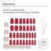 imageDashing Diva Glaze Nail Strip Duo  Glazed Collection  Strawberry Glaze ampamp Sangria Glaze  Long Lasting Chip Resistant SemiCured Gel Nail Strips  Contains 2 ColorsExpensive Taste