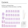 imageDashing Diva Glaze Nail Strip Duo  Glazed Collection  Strawberry Glaze ampamp Sangria Glaze  Long Lasting Chip Resistant SemiCured Gel Nail Strips  Contains 2 ColorsFor The Lilac Lover
