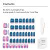 imageDashing Diva Glaze Nail Strip Duo  Glazed Collection  Strawberry Glaze ampamp Sangria Glaze  Long Lasting Chip Resistant SemiCured Gel Nail Strips  Contains 2 ColorsCosmic Hearts