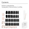 imageDashing Diva Glaze Nail Strip Duo  Glazed Collection  Strawberry Glaze ampamp Sangria Glaze  Long Lasting Chip Resistant SemiCured Gel Nail Strips  Contains 2 ColorsBlack Out
