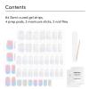 imageDashing Diva Glaze Nail Strip Duo  Glazed Collection  Strawberry Glaze ampamp Sangria Glaze  Long Lasting Chip Resistant SemiCured Gel Nail Strips  Contains 2 ColorsBurst Your Bubble