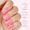imageDashing Diva Glaze Nail Strip Set  Cherry Vanilla  Long Lasting Chip Resistant SemiCured Gel Nail Strips  Summer Gel Set  4Piece Manicure Kit with 32 StripsGrapefruit Gone Wild
