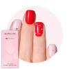 imageDashing Diva Glaze Nail Strip Set  Cherry Vanilla  Long Lasting Chip Resistant SemiCured Gel Nail Strips  Summer Gel Set  4Piece Manicure Kit with 32 StripsCherry Vanilla