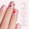 imageDashing Diva Glaze Nail Strip Set  Cherry Vanilla  Long Lasting Chip Resistant SemiCured Gel Nail Strips  Summer Gel Set  4Piece Manicure Kit with 32 StripsCentral Park Picnic