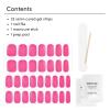 imageDashing Diva Glaze Nail Strip Set  Cherry Vanilla  Long Lasting Chip Resistant SemiCured Gel Nail Strips  Summer Gel Set  4Piece Manicure Kit with 32 StripsWatermelon Smoothie