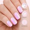 imageDashing Diva Glaze Nail Strip Set  Cherry Vanilla  Long Lasting Chip Resistant SemiCured Gel Nail Strips  Summer Gel Set  4Piece Manicure Kit with 32 StripsJuice Bar Barista
