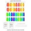 imageDashing Diva Glaze Nail Strip Set  Cherry Vanilla  Long Lasting Chip Resistant SemiCured Gel Nail Strips  Summer Gel Set  4Piece Manicure Kit with 32 StripsRainbow Pop