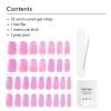 imageDashing Diva Glaze Nail Strip Set  Cherry Vanilla  Long Lasting Chip Resistant SemiCured Gel Nail Strips  Summer Gel Set  4Piece Manicure Kit with 32 StripsJuice Bar Barista
