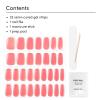 imageDashing Diva Glaze Nail Strip Set  Cherry Vanilla  Long Lasting Chip Resistant SemiCured Gel Nail Strips  Summer Gel Set  4Piece Manicure Kit with 32 StripsGrapefruit Gone Wild