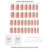 imageDashing Diva Glaze Nail Strips  Chocolate Glaze  Works with Any LED Nail Lamp  Long Lasting Semicured Gel Nail Strips  Contains 34 Salon Quality Black Nail Wraps 1 Prep Pad 1 Nail File