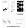 imageDashing Diva Glaze Nail Strips  Grecian Gold  Works with Any LED Nail Lamp  Long Lasting Chip Resistant Semicured Gel Nail Strips  Contains 34 Salon Quality Gold Accent Nail Wraps 1 Prep Pad 1 Nail FileReal Black