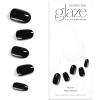 imageDashing Diva Glaze Nail Strips  Grecian Gold  Works with Any LED Nail Lamp  Long Lasting Chip Resistant Semicured Gel Nail Strips  Contains 34 Salon Quality Gold Accent Nail Wraps 1 Prep Pad 1 Nail FileReal Black