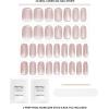 imageDashing Diva Glaze Nail Strips  Jelly Glaze  Works with Any LED Nail Lamp  Long Lasting Chip Resistant Semicured Gel Nail Strips  Contains 34 Salon Quality Nail Wraps 2 Prep Pad 1 Nail FileRing the Alarm