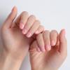 imageDashing Diva Glaze Nail Strips  Pink Dew  Works with Any LED Nail Lamp  Long Lasting Chip Resistant Semicured Gel Nail Strips  Contains 34 Salon Quality Nail Wraps 1 Prep Pad 1 Nail File