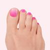 imageDashing Diva Glaze Pedicure Nail Strip Set  Blueberry Bliss  Long Lasting Chip Resistant SemiCured Gel Nail Strips  Summer Gel Set  4Piece Pedicure Kit with 32 StripsDragon Fruit Sorbet