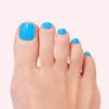 imageDashing Diva Glaze Pedicure Nail Strip Set  Blueberry Bliss  Long Lasting Chip Resistant SemiCured Gel Nail Strips  Summer Gel Set  4Piece Pedicure Kit with 32 StripsBlue Spirulina