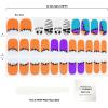 imageDashing Diva Gloss Halloween Nail Strips  Twisted Nightmare  UV Free Long Lasting Cute Halloween Gel Nail Stickers  Contains 32 Nail Wraps 1 Prep Pad 1 Nail FileStitches and Stones