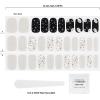 imageDashing Diva Gloss Halloween Nail Strips  Twisted Nightmare  UV Free Long Lasting Cute Halloween Gel Nail Stickers  Contains 32 Nail Wraps 1 Prep Pad 1 Nail FileGhostly Touch