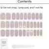 imageDashing Diva Gloss Mint Whirled  Whirled Rose Holiday  UV Free Chip Resistant Long Lasting Gel Nail Stickers With 32 Wraps Prep Pad Nail FileA Ros Holiday