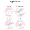 imageDashing Diva Gloss Mint Whirled  Whirled Rose Holiday  UV Free Chip Resistant Long Lasting Gel Nail Stickers With 32 Wraps Prep Pad Nail FileDad Plaid