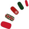 imageDashing Diva Gloss Mint Whirled  Whirled Rose Holiday  UV Free Chip Resistant Long Lasting Gel Nail Stickers With 32 Wraps Prep Pad Nail FileDad Plaid