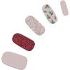 imageDashing Diva Gloss Mint Whirled  Whirled Rose Holiday  UV Free Chip Resistant Long Lasting Gel Nail Stickers With 32 Wraps Prep Pad Nail FileHollywood