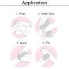 imageDashing Diva Gloss Mint Whirled  Whirled Rose Holiday  UV Free Chip Resistant Long Lasting Gel Nail Stickers With 32 Wraps Prep Pad Nail FileLight Show