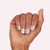 imageDashing Diva Gloss Mint Whirled  Whirled Rose Holiday  UV Free Chip Resistant Long Lasting Gel Nail Stickers With 32 Wraps Prep Pad Nail FileLight Show