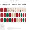 imageDashing Diva Gloss Mint Whirled  Whirled Rose Holiday  UV Free Chip Resistant Long Lasting Gel Nail Stickers With 32 Wraps Prep Pad Nail FileSanta Baby
