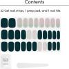 imageDashing Diva Gloss Mint Whirled  Whirled Rose Holiday  UV Free Chip Resistant Long Lasting Gel Nail Stickers With 32 Wraps Prep Pad Nail FileTree Skirt