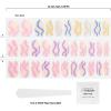 imageDashing Diva Gloss Nail Strips  Spring Swirl  UV Free Chip Resistant Long Lasting Gel Stickers  Contains 32 Wraps 1 Prep Pad 1 Nail File
