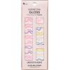 imageDashing Diva Gloss Nail Strips  Spring Swirl  UV Free Chip Resistant Long Lasting Gel Stickers  Contains 32 Wraps 1 Prep Pad 1 Nail File