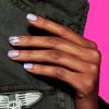 imageDashing Diva Gloss Nail Strips  Wild Flower  UV Free Long Lasting Floral Nail Stickers with Pink Accent Nails  Contains 32 Nail Wraps 1 Prep Pad 1 Nail FileGleam Queen