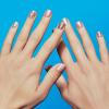 imageDashing Diva Gloss Nail Strips  Wild Flower  UV Free Long Lasting Floral Nail Stickers with Pink Accent Nails  Contains 32 Nail Wraps 1 Prep Pad 1 Nail FileRose Sparkle
