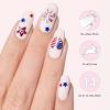 imageDashing Diva Magic Pick Nail Stickers  Patriotic Magic  Premium Nail Art  Comes with 50 Stickers and 2 Precision Placement Tools