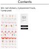 imageDashing Diva Magic Pick Nail Stickers  Under The Tree  Easy Nail Art  50 Stickers and 2 Precision Placement ToolsSweet Treats