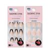 imageDashing Diva Magic Press Nail Bundle  Dreaming in Pastel Collection  Short Square Press On Nails  Pink Passion ampamp Inner Peace  Long Lasting Gel  Lasts Up to 7 Days  2 SetsThe Night  Day Collection