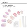 imageDashing Diva Magic Press Nail Bundle  Night ampamp Day Collection  Coffin Shape Press On Nails  After Hours ampamp Hollywoods Finest  Long Lasting Gel  Lasts Up to 7 Days  2 SetsThe Dreaming In Pastel Collection