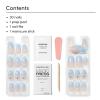 imageDashing Diva Magic Press Nail Set  Big Ego  Long Almond Press On Nails  Long Lasting Gel  Lasts Up to 10 Days  Summer Gel Set  4Piece Manicure Kit with 30 NailsShell we Kiss
