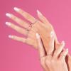 imageDashing Diva Magic Press Nails  French Glaze  Medium Almond Shaped Press On Nails  Long Lasting Stick On Gel Nails  Lasts Up to 7 Days  Contains 30 Stick On Nails 1 Prep Pad 1 File