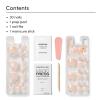 imageDashing Diva Magic Press Pedicure Set  Blank Slate  Press On Nails  Long Lasting Gel  Lasts Up to 10 Days  Summer Gel Set  4Piece Pedicure Kit with 24 NailsFit for a Queen