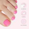 imageDashing Diva Magic Press Pedicure Set  Blank Slate  Press On Nails  Long Lasting Gel  Lasts Up to 10 Days  Summer Gel Set  4Piece Pedicure Kit with 24 NailsItaliana Tropicana