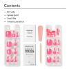 imageDashing Diva Magic Press Pedicure Set  Blank Slate  Press On Nails  Long Lasting Gel  Lasts Up to 10 Days  Summer Gel Set  4Piece Pedicure Kit with 24 NailsItaliana Tropicana