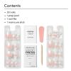 imageDashing Diva Magic Press Pedicure Set  Blank Slate  Press On Nails  Long Lasting Gel  Lasts Up to 10 Days  Summer Gel Set  4Piece Pedicure Kit with 24 NailsCupids Bow