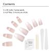 imageDashing Diva Magic Press Premium Nail Bundle  Fairytale Collection  Square Shape Press On Nails  Happily Ever After ampamp Tiki Hut  Long Lasting Gel Lasts Up to 7 Days  2 SetsThe Understated Collection